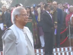 জাতীয় স্মৃতিসৌধে প্রধান উপদেষ্টার শ্রদ্ধা নিবেদন