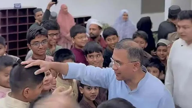 pm tarique rahman with kids