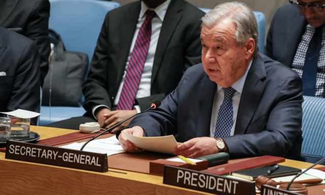 UN Secretary-General Antonio Guterres