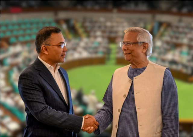 pm tarique rahman with dr yunus